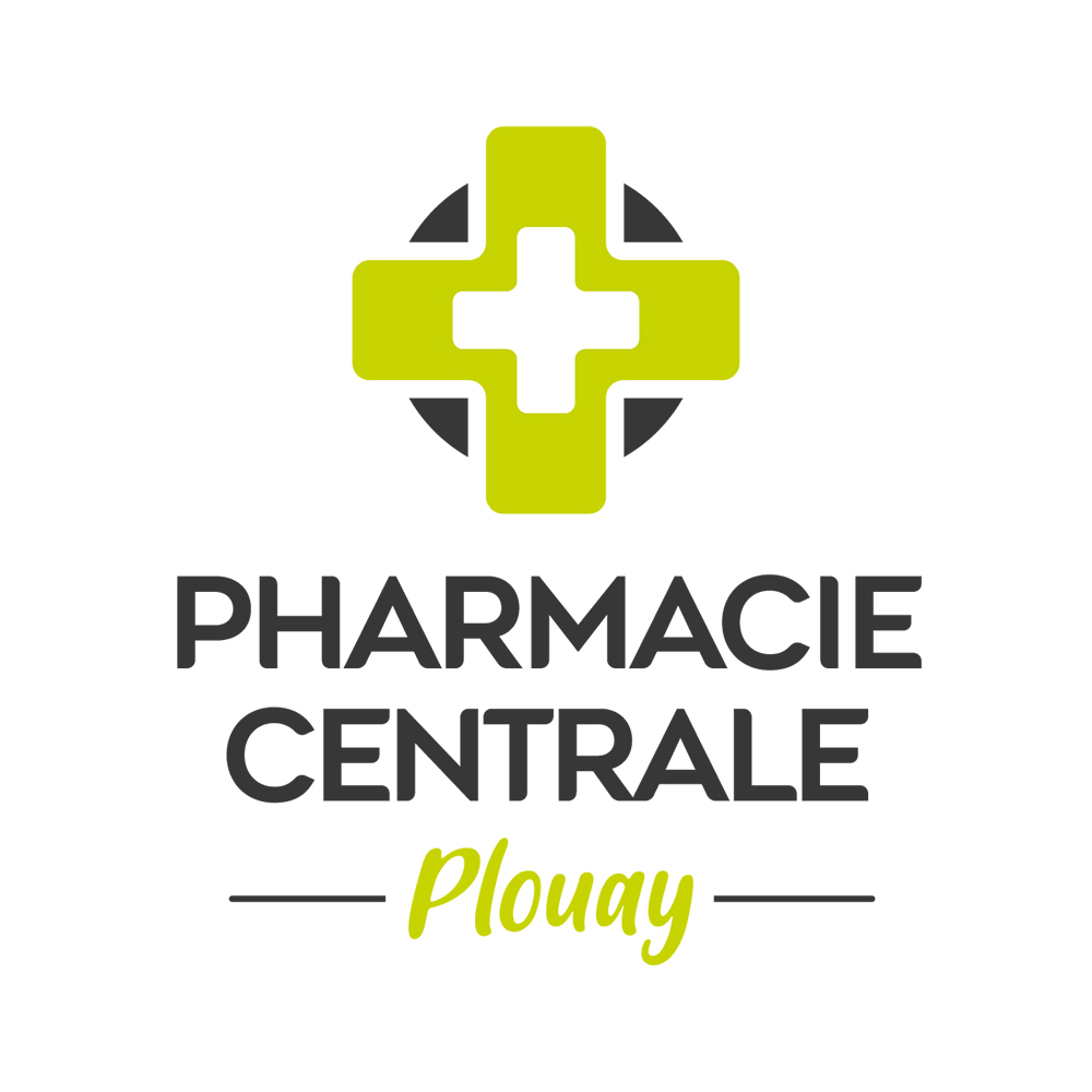 logo pharmacie centrale plouay fond blanc